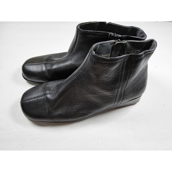 Aerosoles Stitch N Turn Side Zip Bootie Comfort Boots Size 8 - Picture 2 of 6